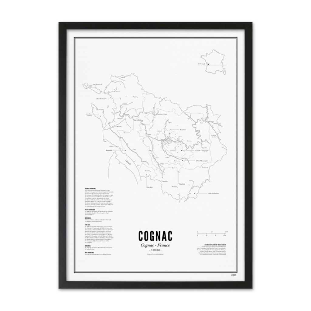 Poster of Cognac - Cognac Regions | WIJCK.