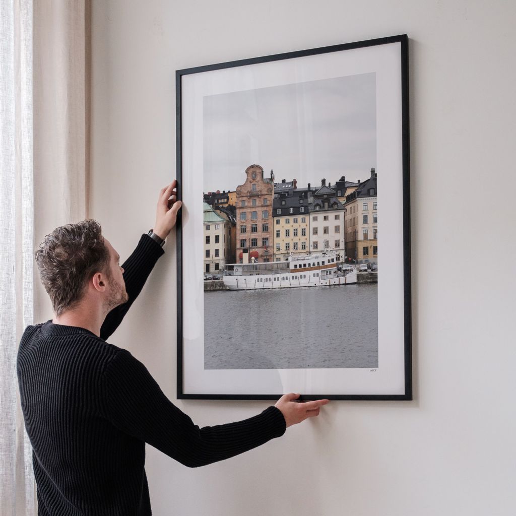 Poster van Stockholm - Gamla Stan Water | WIJCK.
