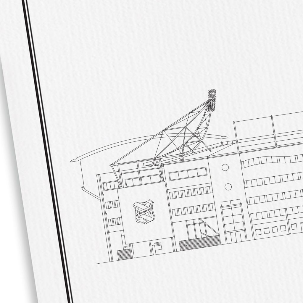 Poster von SC Heerenveen Stadion | WIJCK.
