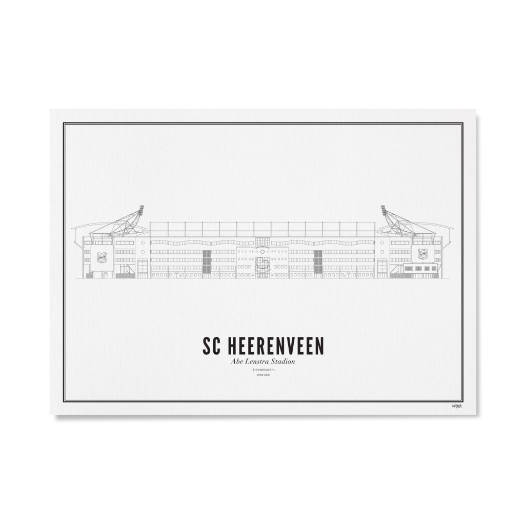 Poster von SC Heerenveen Stadion | WIJCK.