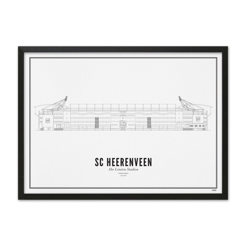 Poster von SC Heerenveen Stadion | WIJCK.