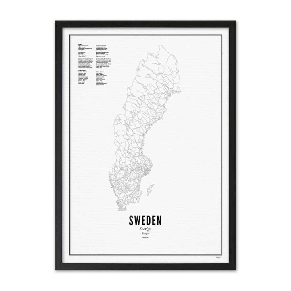 Poster of Sweden | WIJCK.