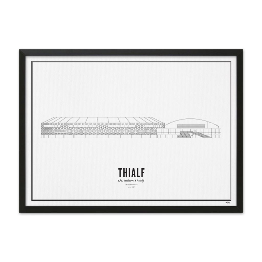 Poster van Thialf Stadion | WIJCK. 