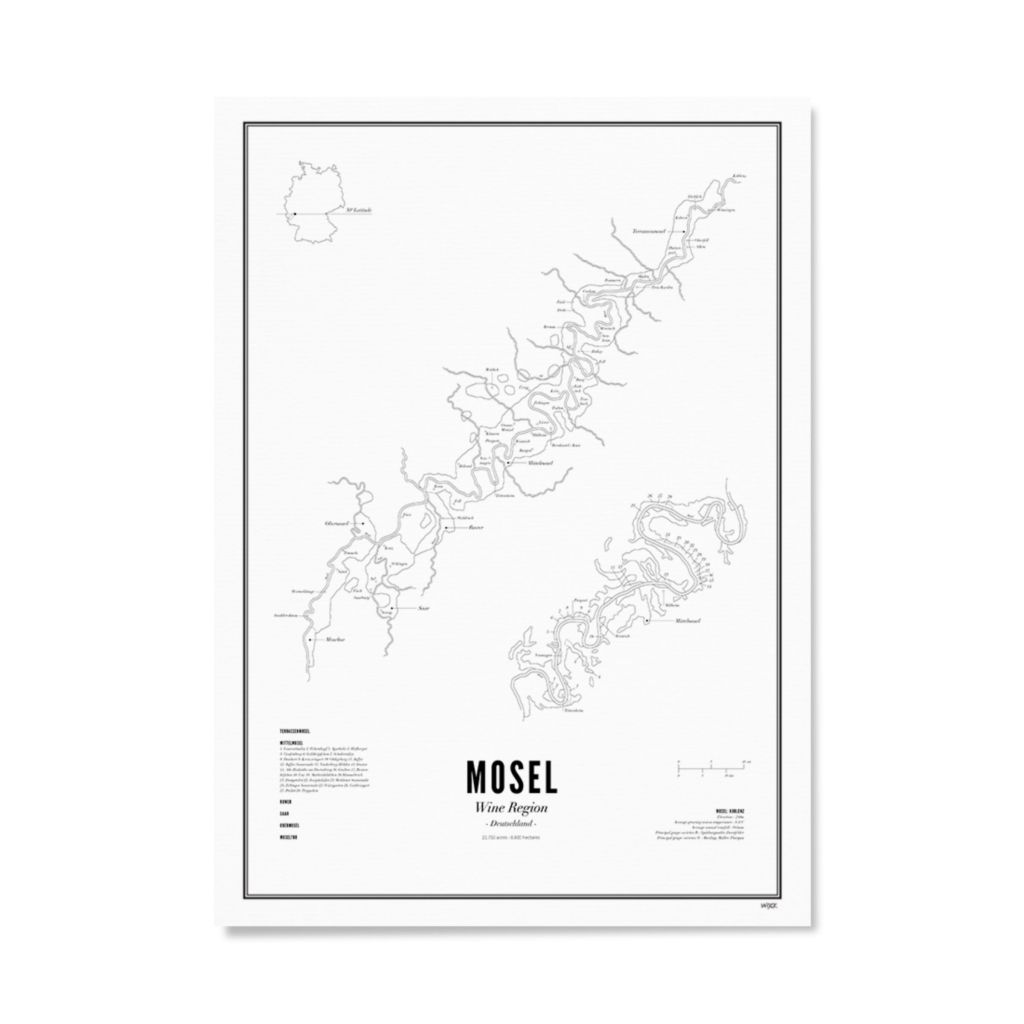Poster of Mosel - Wine Region | WIJCK.