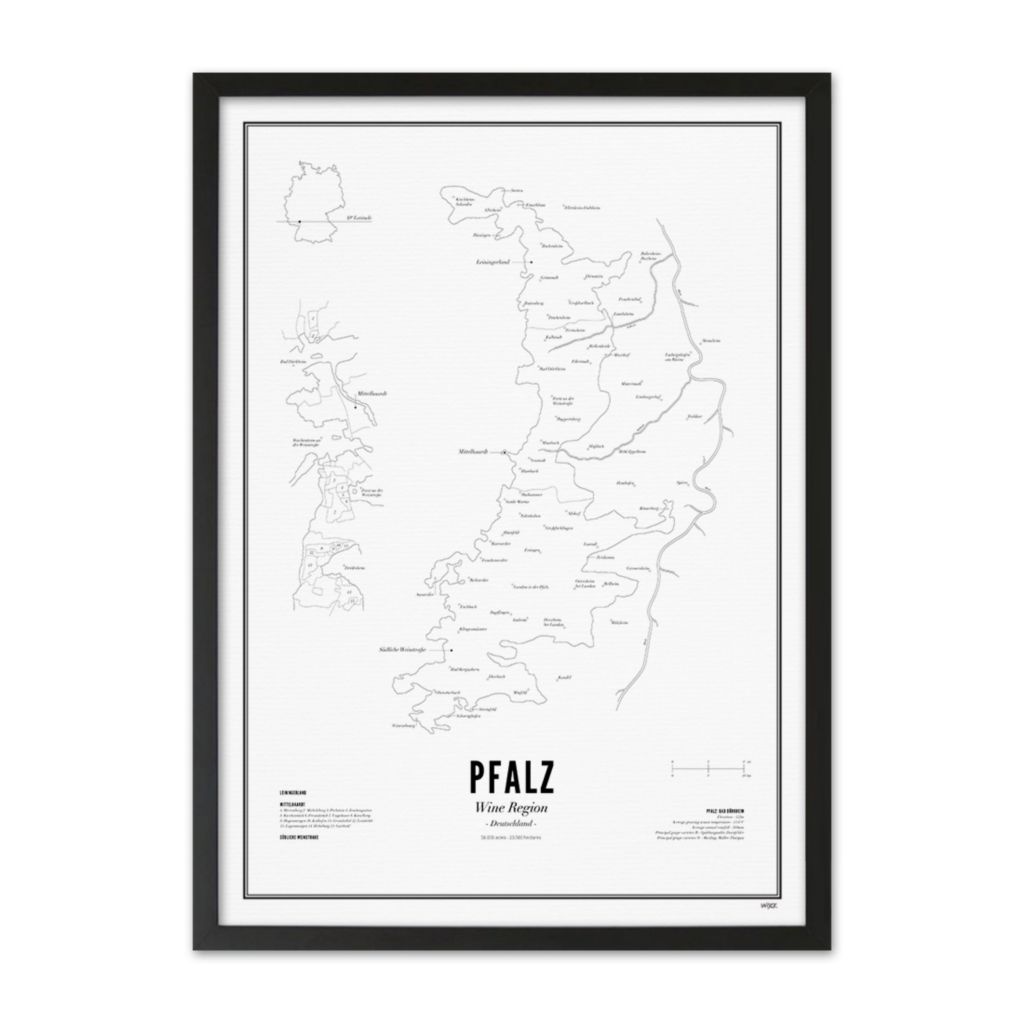 Poster of Palatinate - Wine Region | WIJCK.