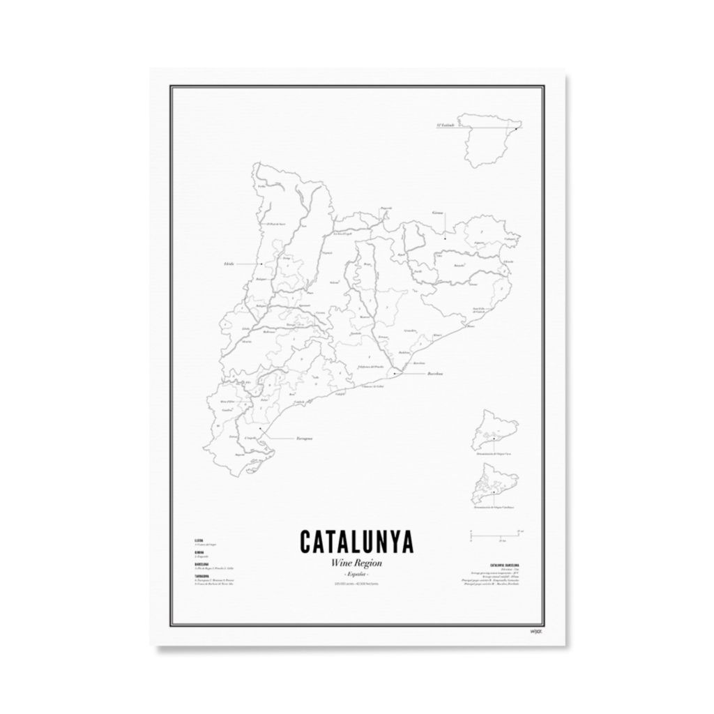 Affiches de Catalogne - Région viticole | WIJCK.