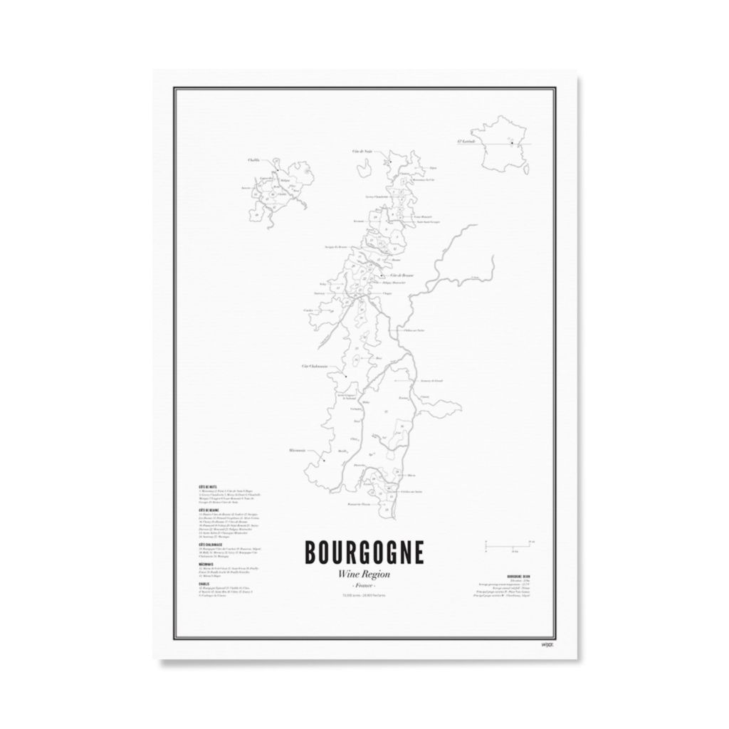 Affiches de Bourgogne - Région des Vins | WIJCK.