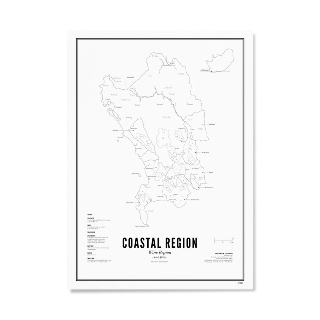 Affiches de Coastal Region - Région des Vins | WIJCK.