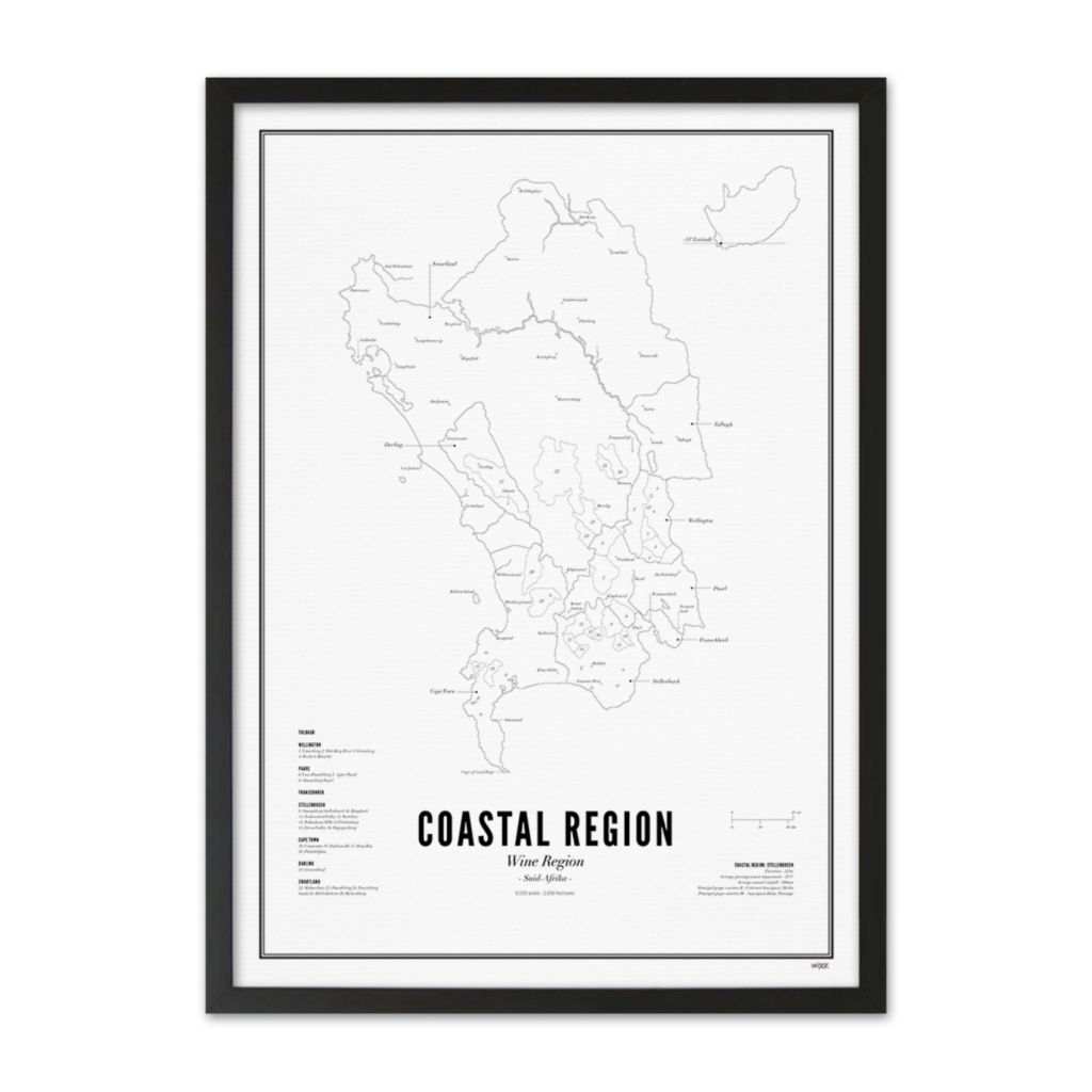 Affiches de Coastal Region - Région des Vins | WIJCK.