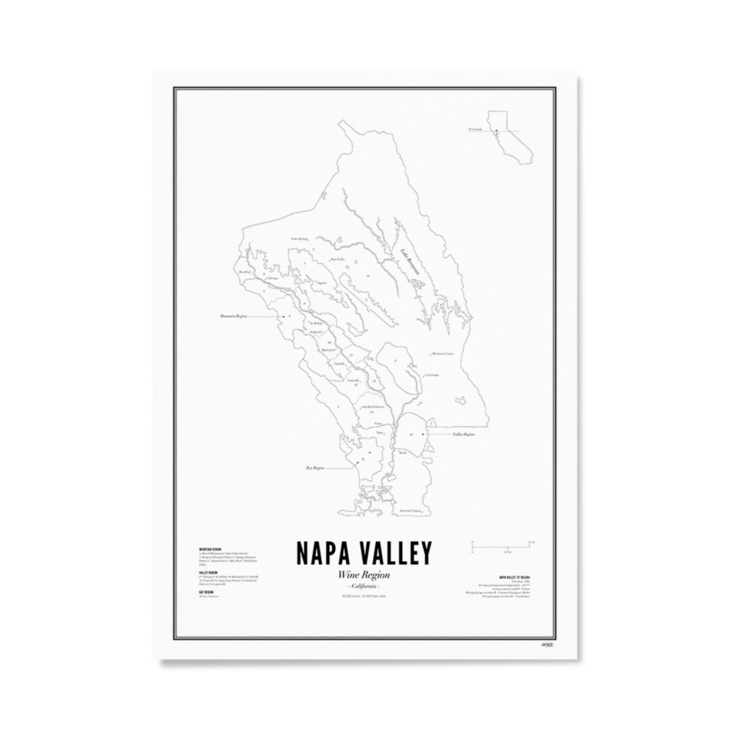 Affiches de Napa Valley - Région des Vins | WIJCK.