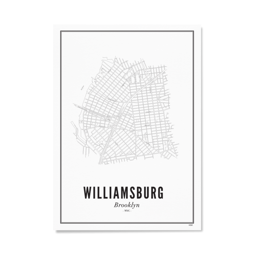 Poster of New York - Williamsburg | WIJCK.