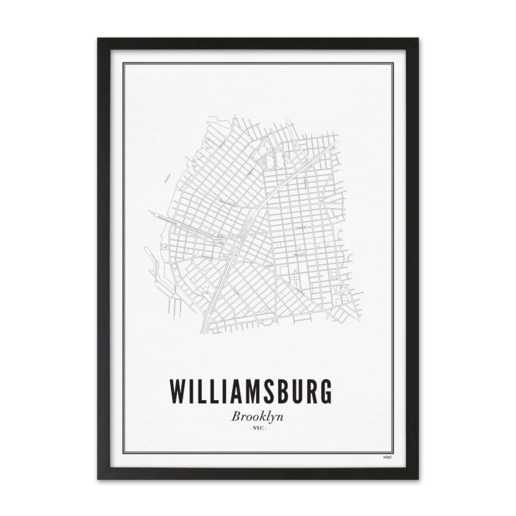 Poster of New York - Williamsburg | WIJCK.