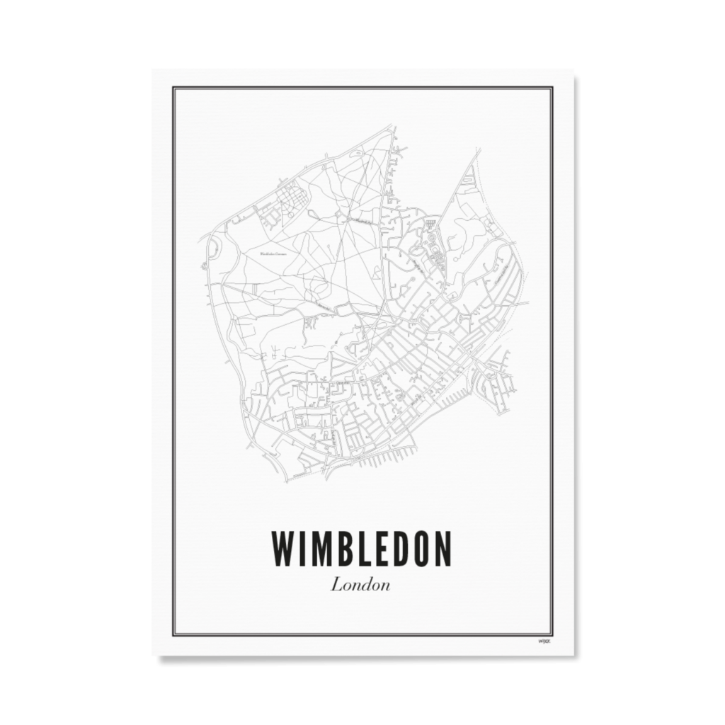 Affiches de Londres - Wimbledon | WIJCK.