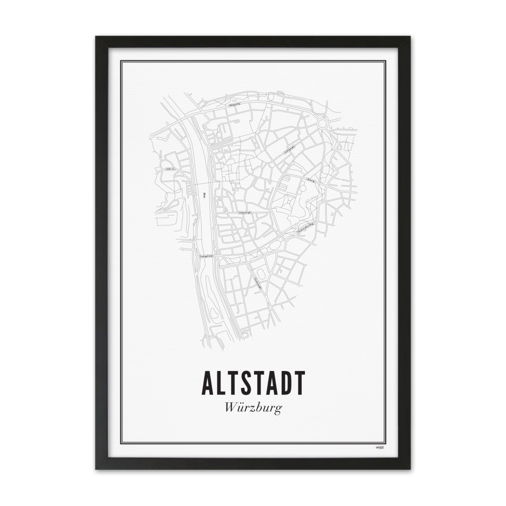 Affiches de Wurzburg - Altstadt | WIJCK.