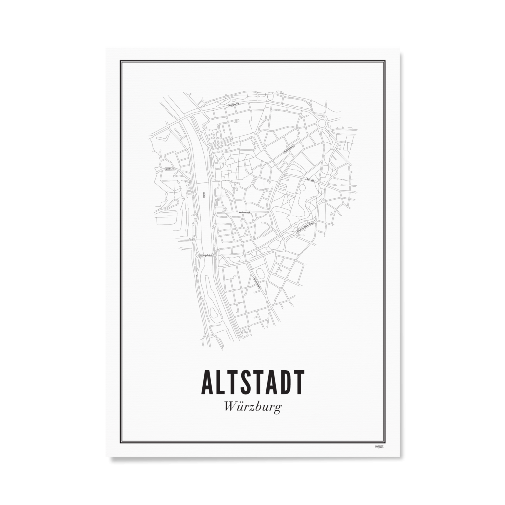 Affiches de Wurzburg - Altstadt | WIJCK.