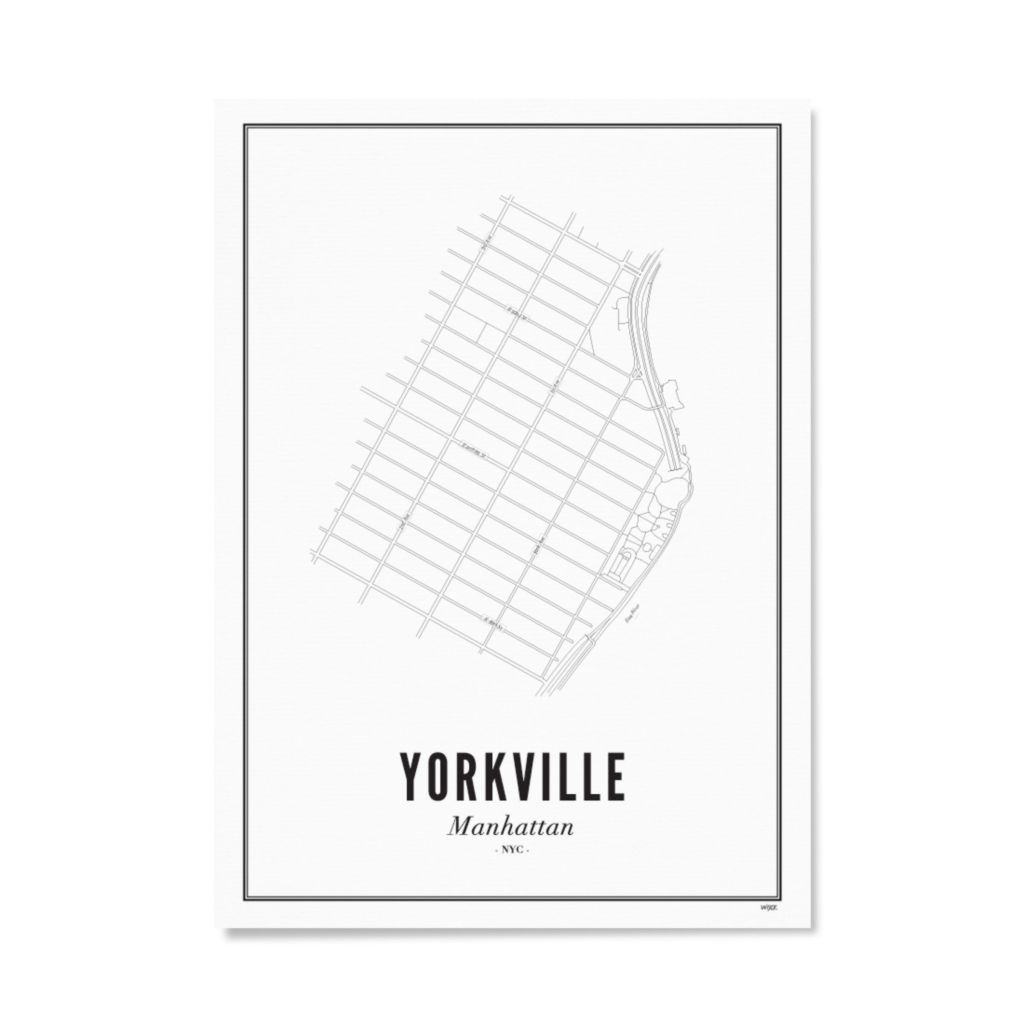 Poster von New York - Yorkville | WIJCK.