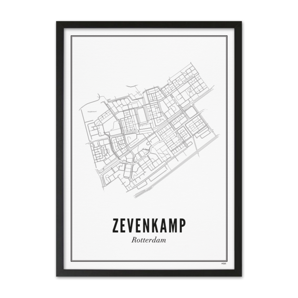 Poster von Rotterdam - Zevenkamp | WIJCK.