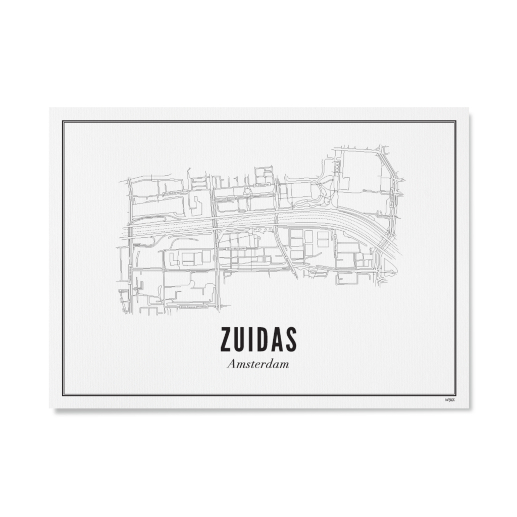 Affiches de Amsterdam - Zuidas | WIJCK.