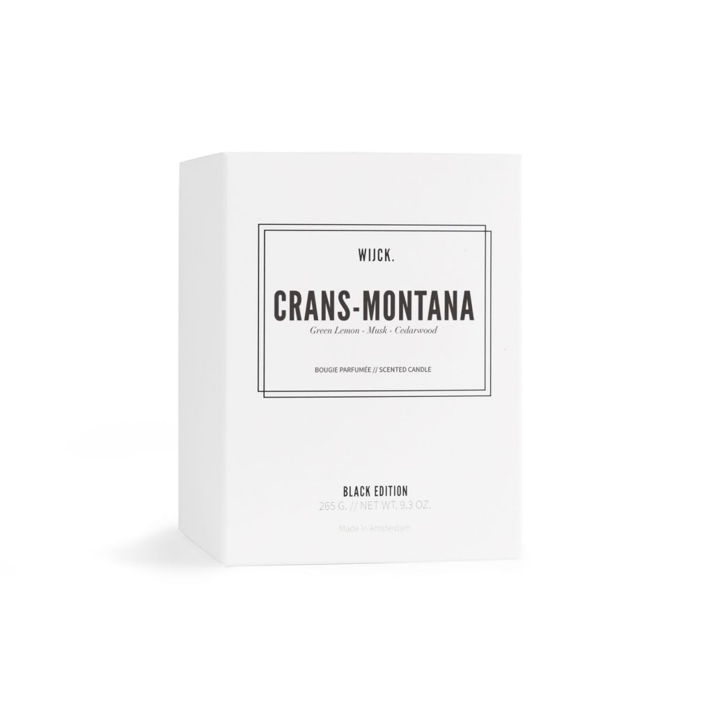 Bougie parfumée de Crans-Montana | WIJCK.