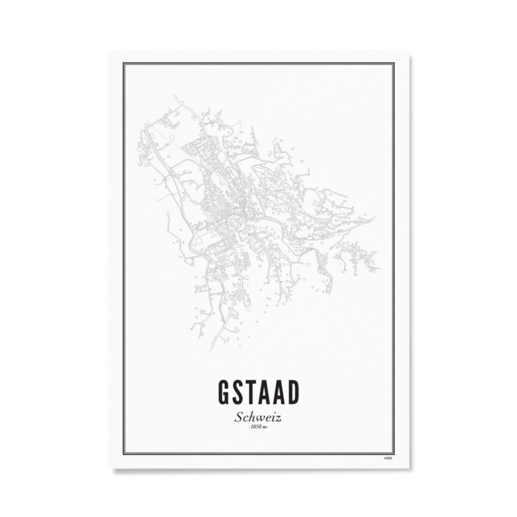 Poster van Gstaad | WIJCK. 
