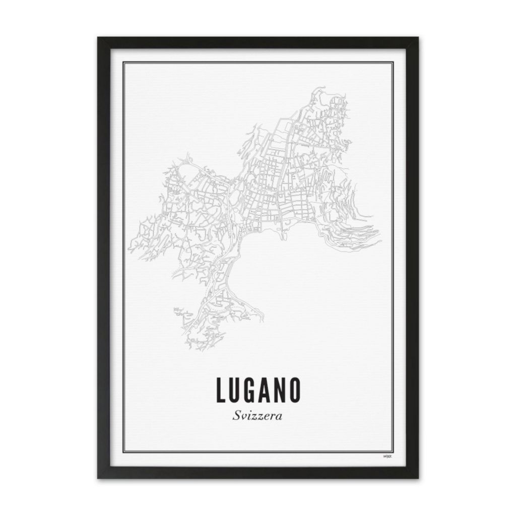 Poster of Lugano - City | WIJCK.