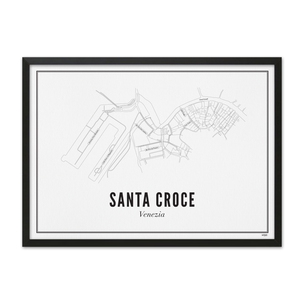 Poster van Venetië - Santa Croce | WIJCK. 