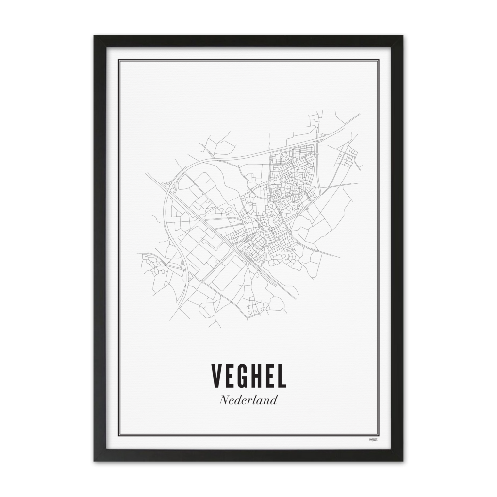 Poster von Veghel - Stadt | WIJCK.