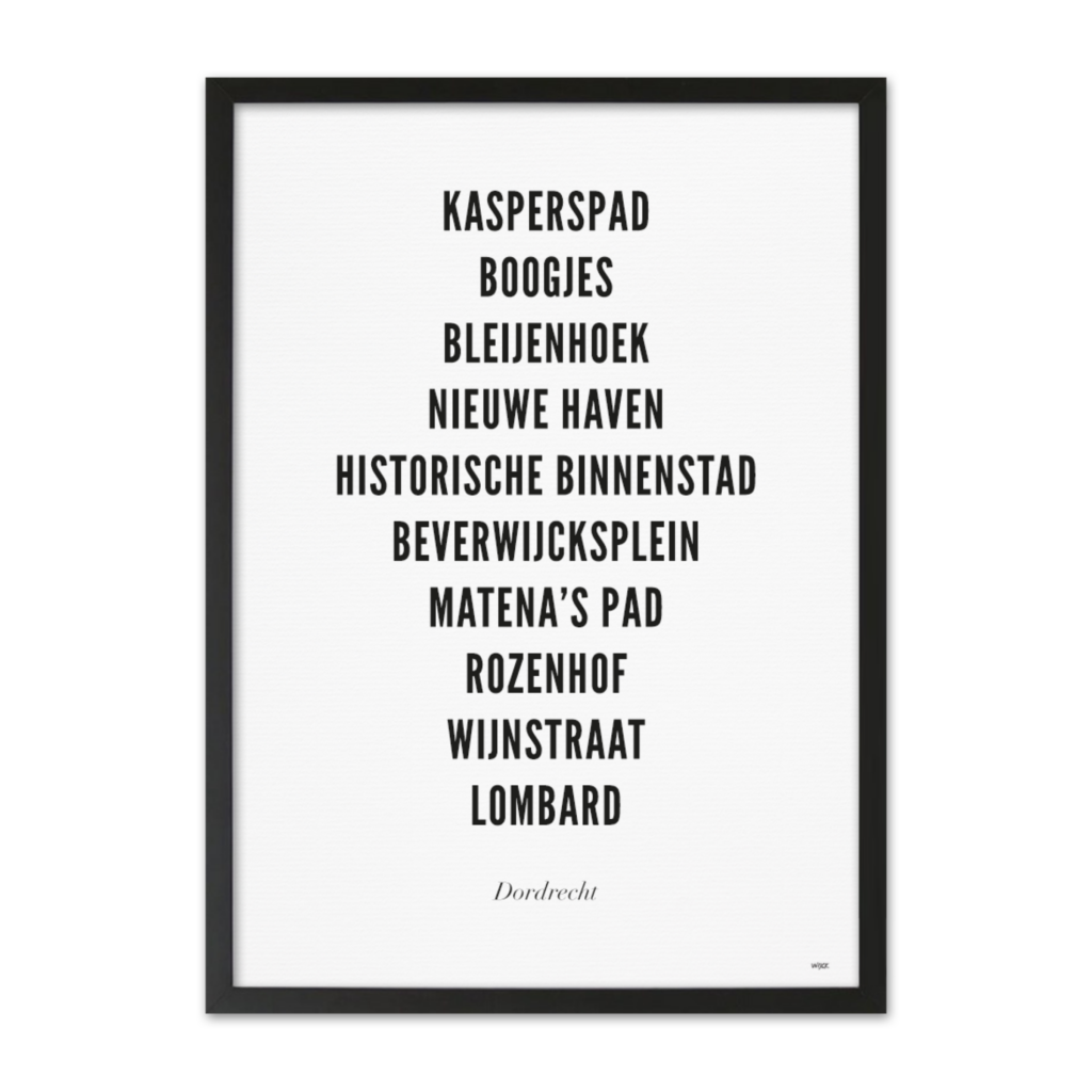 Affiches de Dordrecht - Ville | WIJCK.
