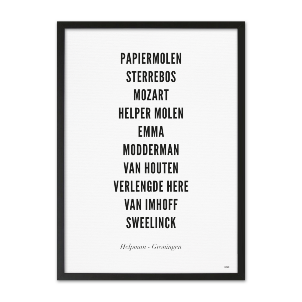 Affiches de Groningen - Helpman | WIJCK.