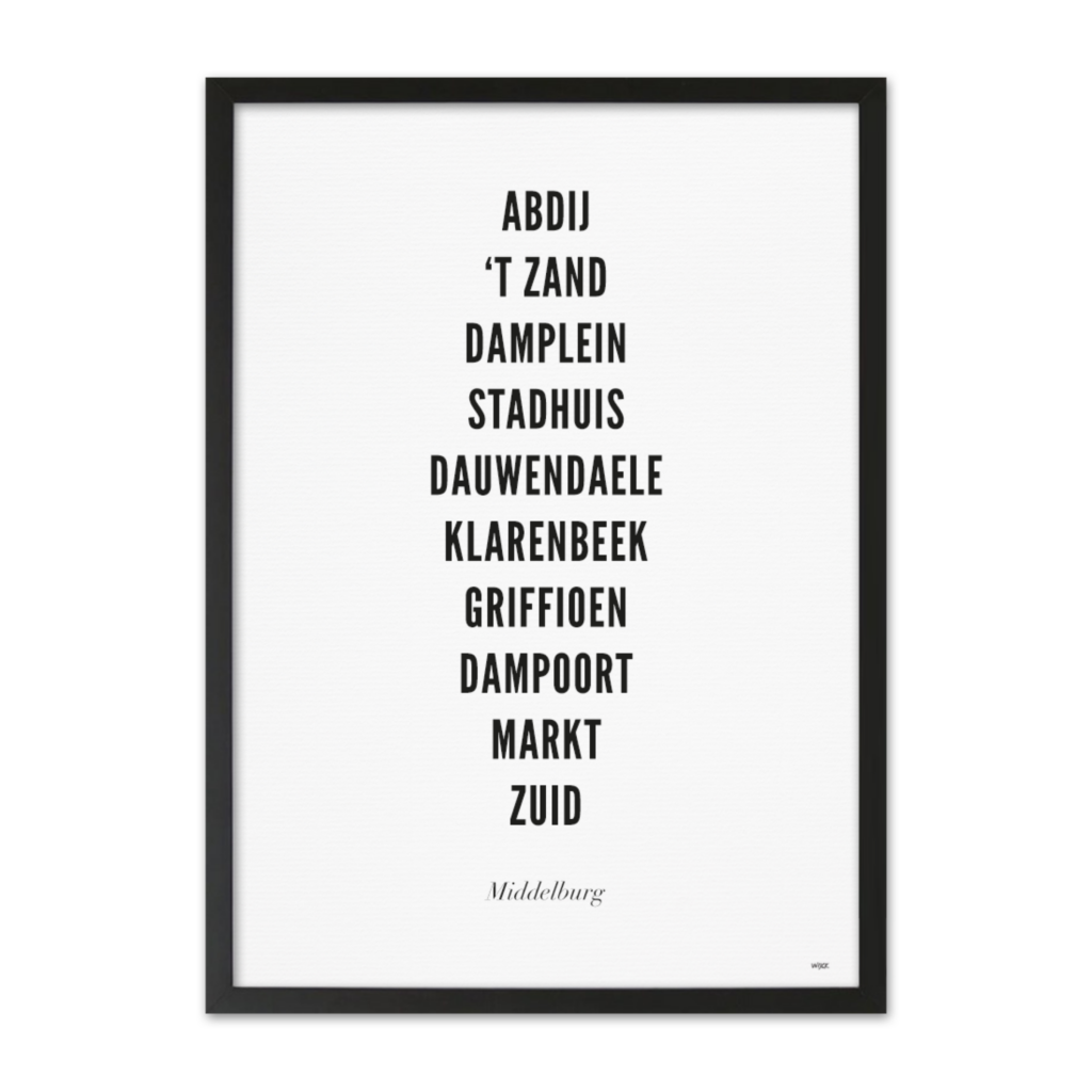 Affiches de Middelburg - Ville | WIJCK.