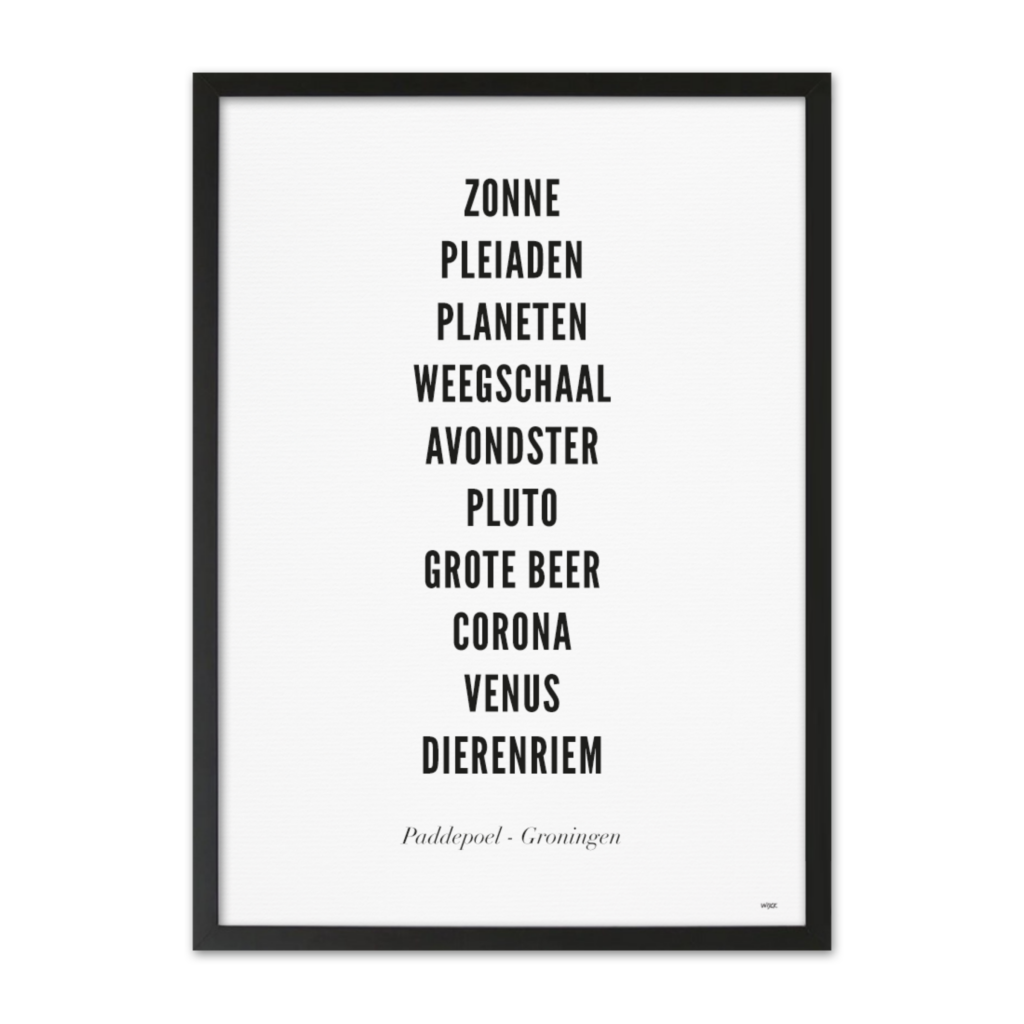 Poster von Groningen - Paddepoel | WIJCK.