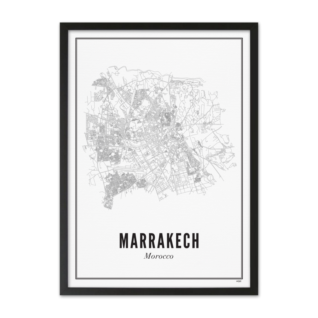 Poster of Marrakech - City | WIJCK.