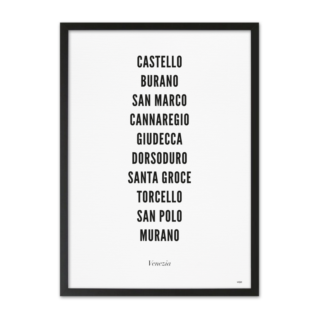 Poster von Venedig - Stadt | WIJCK.