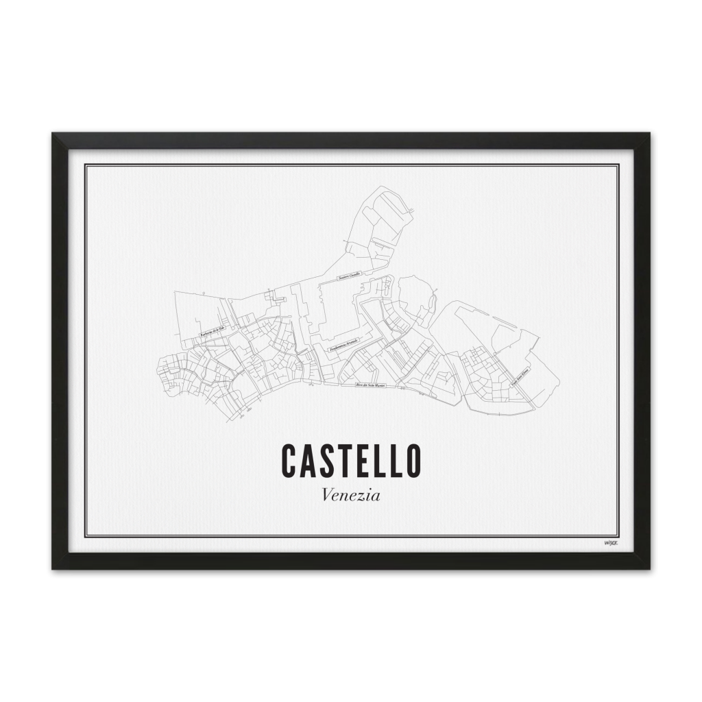 Poster of Venice - Castello | WIJCK.