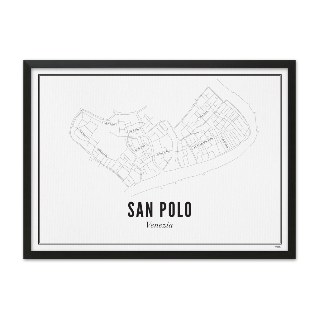 Poster of Venice - San Polo | WIJCK.