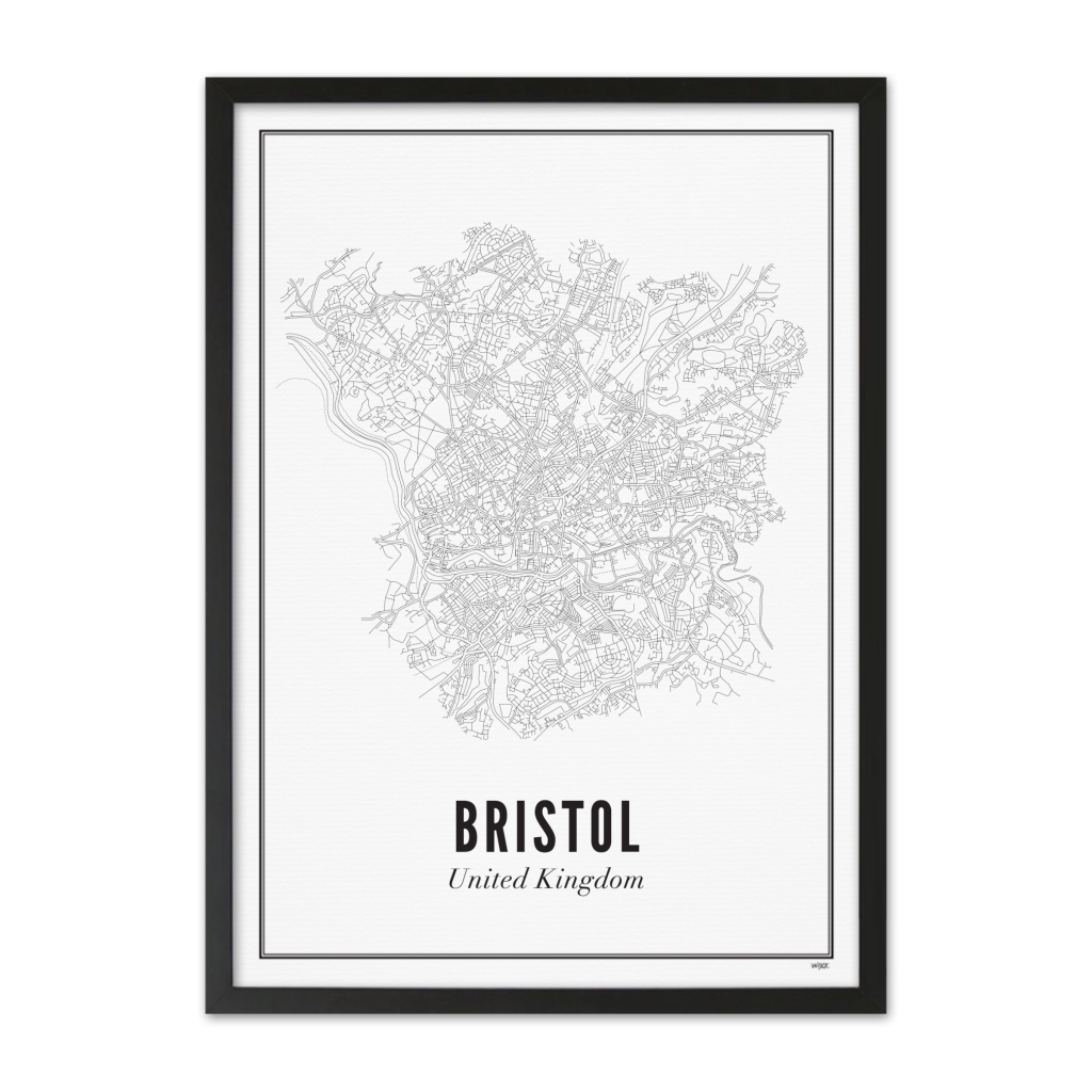 Poster von Bristol - Stadt | WIJCK.