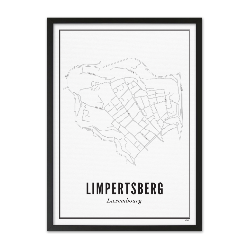 Affiches de Luxembourg - Limpertsberg | WIJCK.