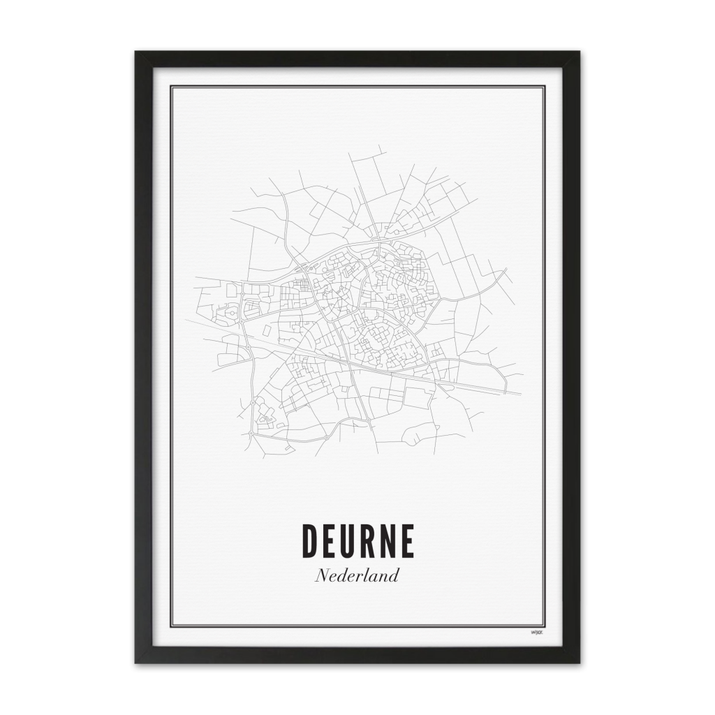 Poster von Deurne - Stadt | WIJCK.