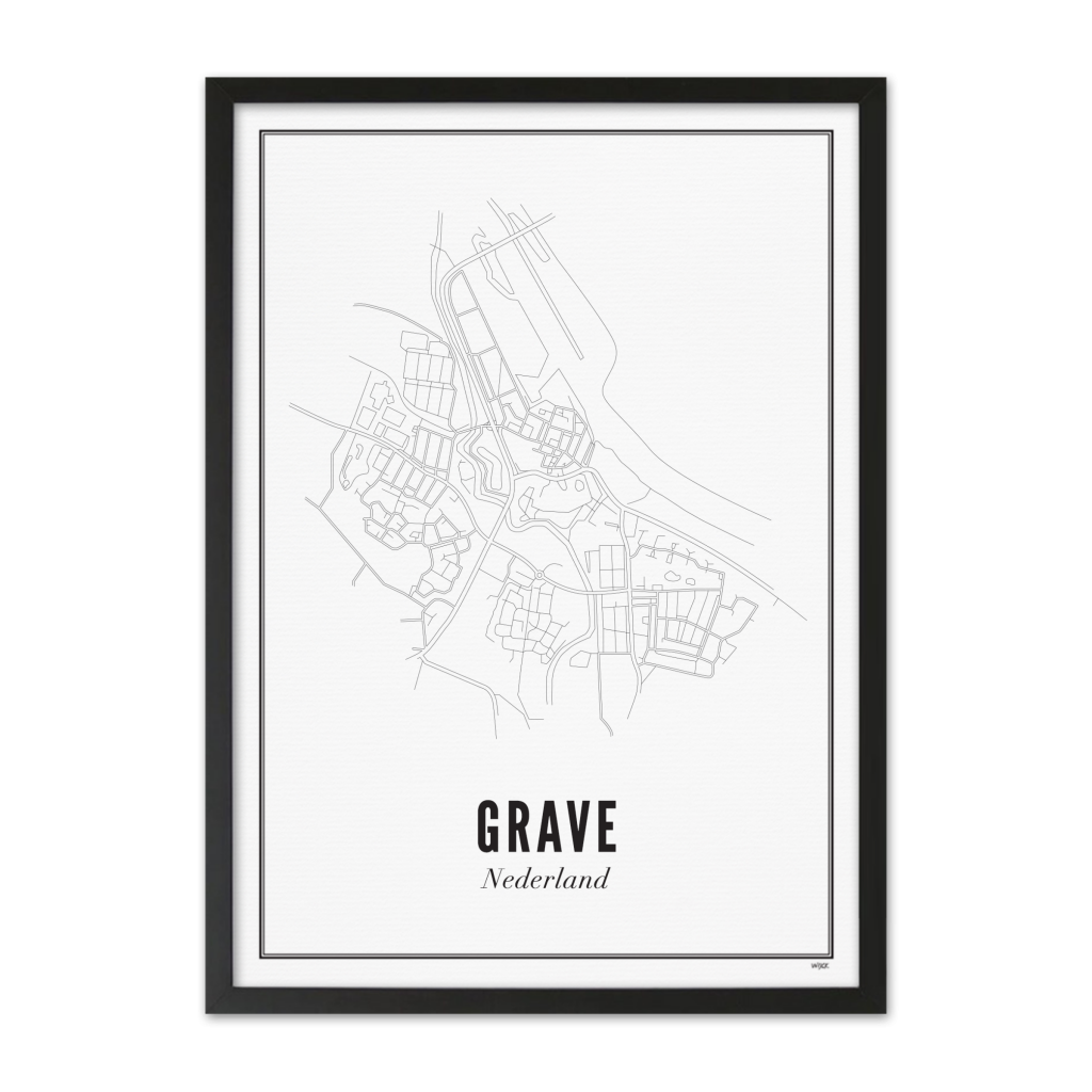 Poster von Grave - Stadt | WIJCK.