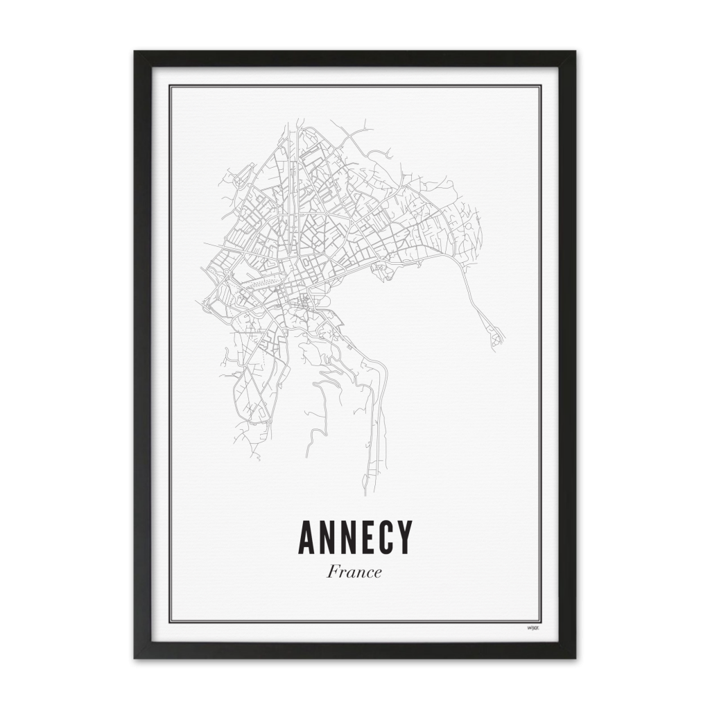 Poster van Annecy - Stad | WIJCK. 