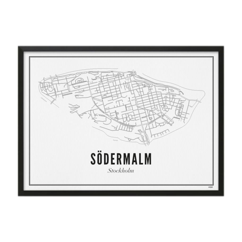 Poster of Stockholm - Södermalm | WIJCK.