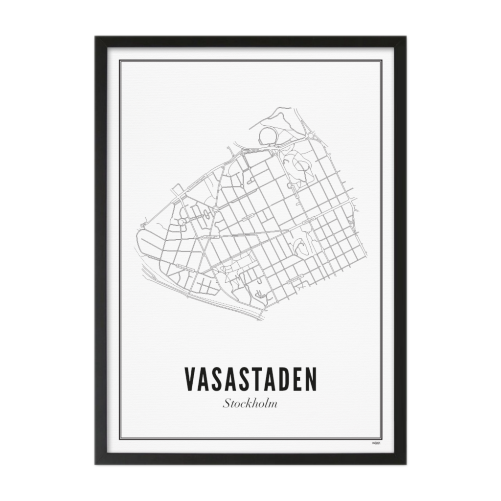 Poster of Stockholm - Vasastaden | WIJCK.