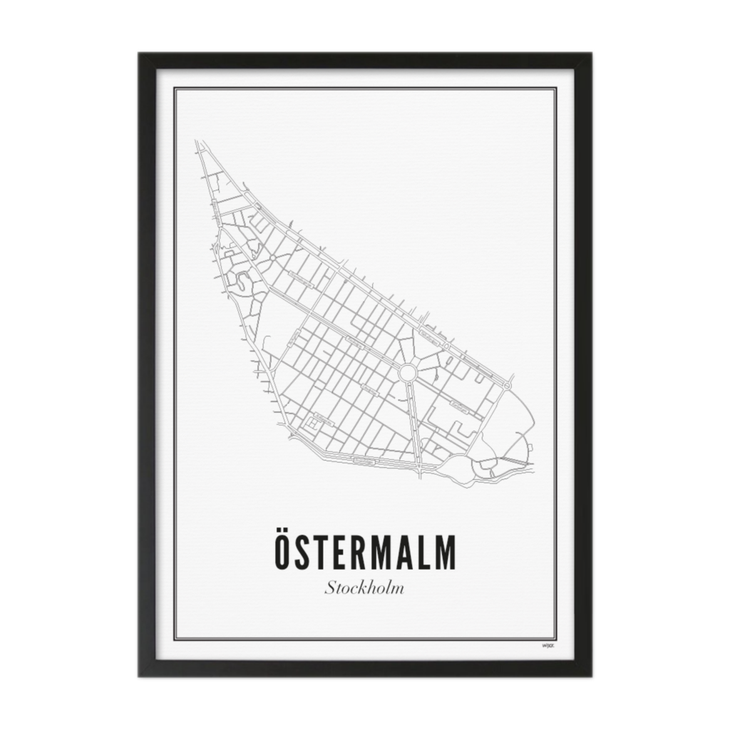 Affiches de Stockholm - Östermalm | WIJCK.