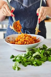 Carrot and Chickpea Salad