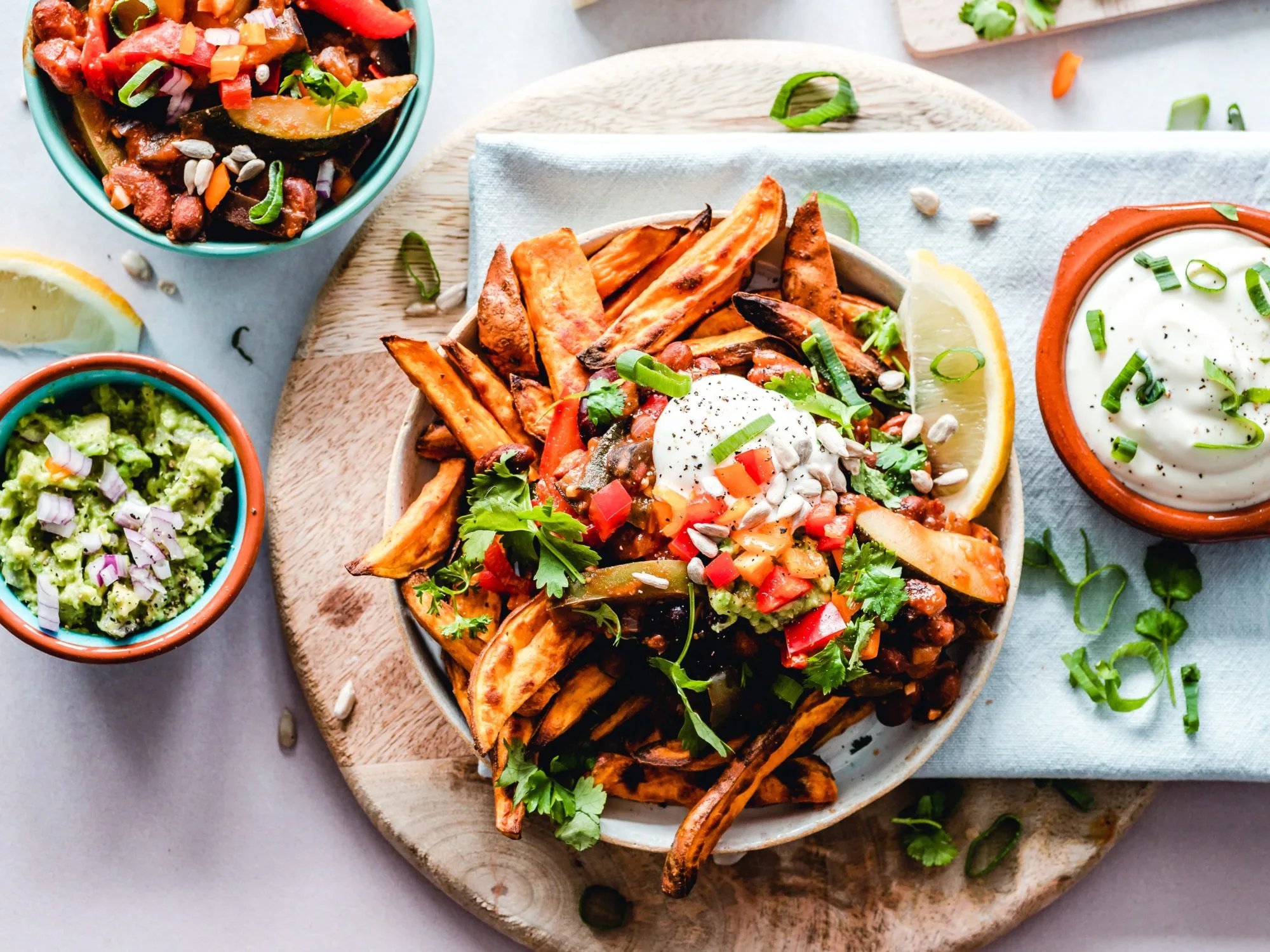 Baked Sweet Potato & Courgette Fries