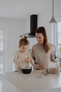 Family eating healthy