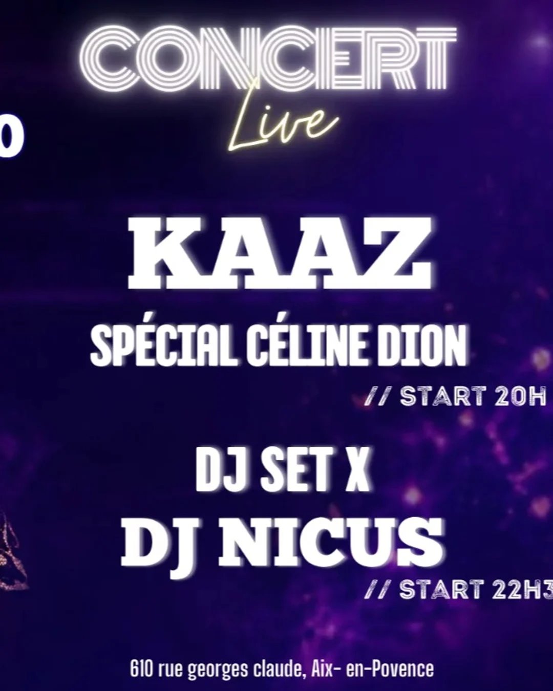 KAAZ en live - Spéciale Céline DION