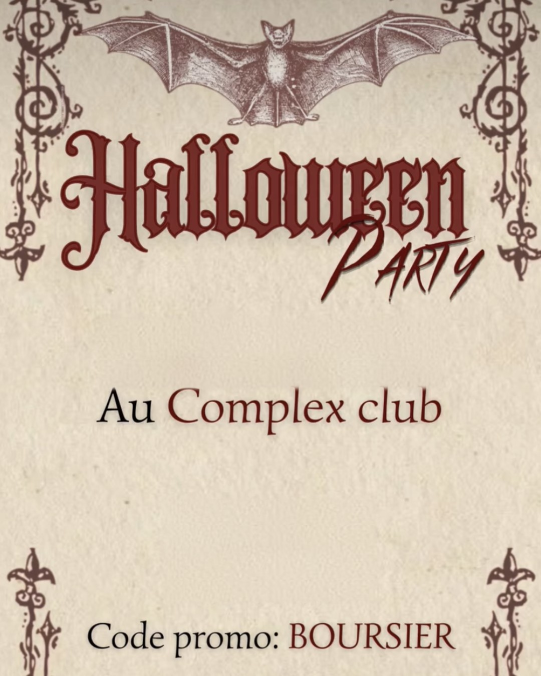 Halloween Party au Complex Club