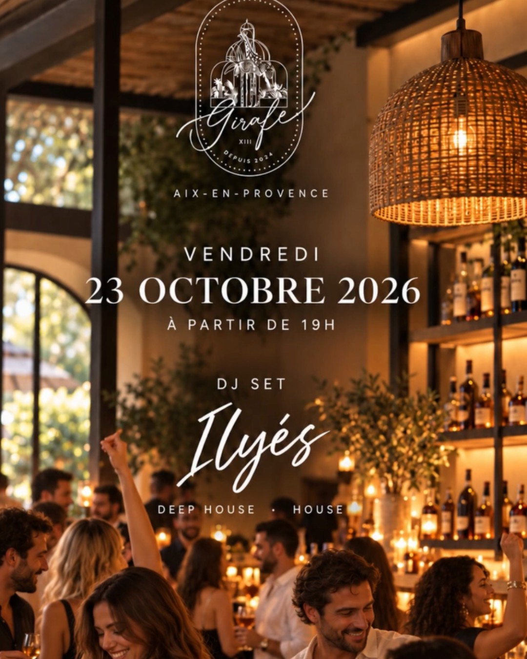 Dîner festif à Girafe – DJ set d’Ilyés
