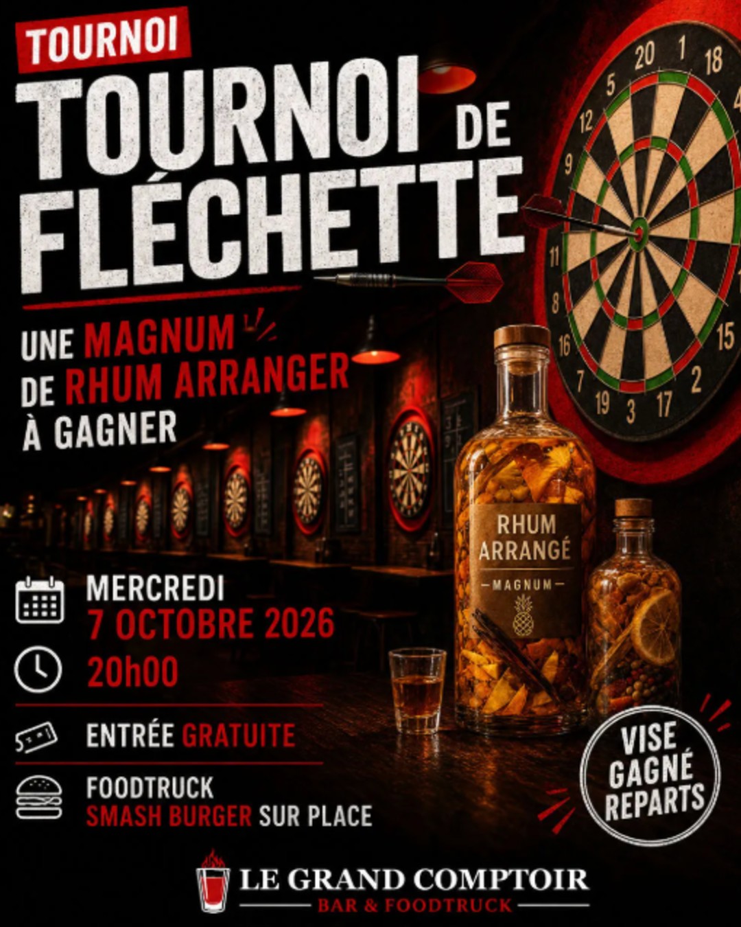 Tournoi de fléchettes